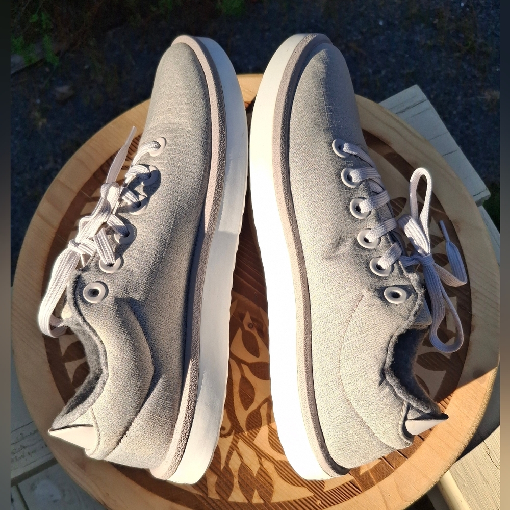 Allbirds Women's Wool Piper Pewter Grey Sneakers Size 10 - Picture 3 of 9